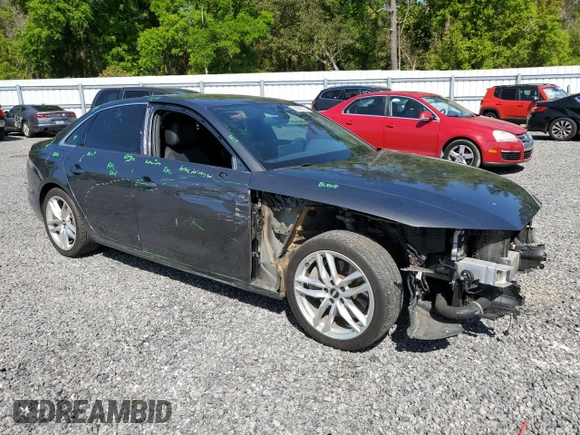 2020 Audi A4 Premium Plus with VIN WAUENAF4XLN012927, listed as a Copart auction lot 50326715 with 58,648 mi miles and Salvage title. Bid and sale history available at DreamBid. Image 4.