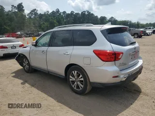 2019 Nissan Pathfinder SV with VIN 5N1DR2MN0KC612527, listed as a Copart auction lot 57210715 with 114,591 mi miles and Salvage title. Bid and sale history available at DreamBid. Image 2.
