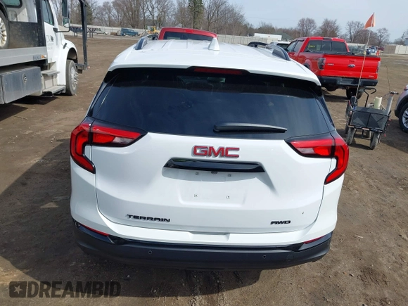 2021 GMC Terrain SLT with VIN 3GKALVEV5ML383329, listed as a IAAI auction lot 41833925 with 37,439 mi miles and . Bid and sale history available at carsss.com. Image 16.