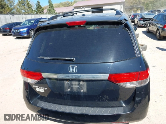 2014 Honda Odyssey EX-L with VIN 5FNRL5H61EB024188, listed as a IAAI auction lot 42238505 with 180,163 mi miles and . Bid and sale history available at DreamBid. Image 16.