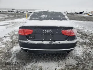 2014 Audi A8 L 3.0T with VIN WAURGAFD1EN002981, listed as a Copart auction lot 87282884 with 106,763 mi miles and Salvage Title. Bid and sale history available at carsss.com. Image 6.