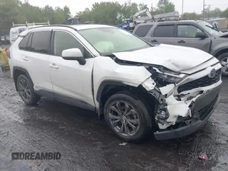 2023 Toyota RAV4 Hybrid XLE Premium with VIN JTMB6RFV3PD546700, listed as a IAAI auction lot 42334903 with 53,853 mi miles and . Bid and sale history available at DreamBid. Image 1.