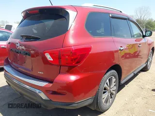 2017 Nissan Pathfinder SL with VIN 5N1DR2MM2HC639034, listed as a IAAI auction lot 42099685 with 90,935 mi miles. Bid and sale history available at carsss.com. Image 4.