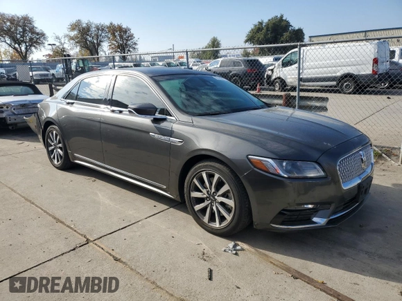 2020 Lincoln Continental Standard with VIN 1LN6L9PKXL5606406, listed as a Copart auction lot 82788694 with 45,998 mi miles and Salvage Title. Bid and sale history available at carsss.com. Image 4.