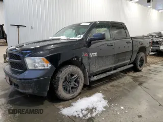 2016 Ram 1500 Tradesman z VIN 1C6RR7KM7GS285498, wystawiony jako Copart lot #81280764 z przebiegiem 188 289 mil mil oraz Szkoda całkowita • Salvage title. Historia ofert i sprzedaży dostępna na DreamBid. Obrazek 1.