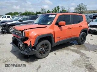 2017 Jeep Renegade Latitude z VIN ZACCJABB2HPF50126, wystawiony jako Copart lot #55098415 z przebiegiem 72 174 mil mil oraz Szkoda całkowita • Salvage title. Historia ofert i sprzedaży dostępna na DreamBid. Obrazek 1.
