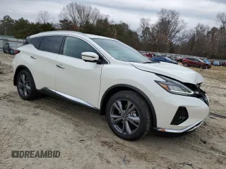 2024 Nissan Murano Platinum z VIN 5N1AZ2DS9RC126219, wystawiony jako Copart lot #86307474 z przebiegiem 452 mil mil oraz Szkoda całkowita • Salvage title. Historia ofert i sprzedaży dostępna na DreamBid. Obrazek 4.
