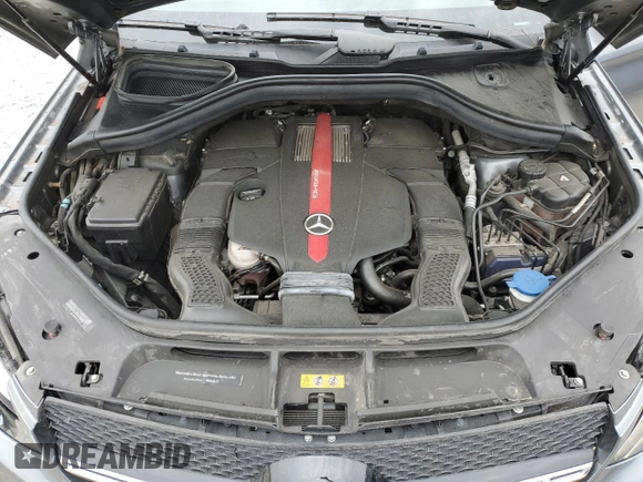 2018 Mercedes-Benz GLE 43 AMG with VIN 4JGED6EB4JA124920, listed as a Copart auction lot 58635785 with 64,203 mi miles and Salvage title. Bid and sale history available at DreamBid. Image 12.