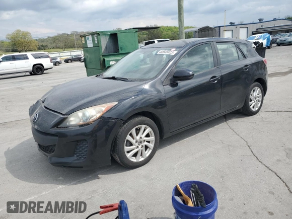 2013 Mazda 3 i Touring with VIN JM1BL1L79D1831916, listed as a Copart auction lot 52648425 with 131,661 mi miles and Salvage Title. Bid and sale history available at DreamBid. Image 1.
