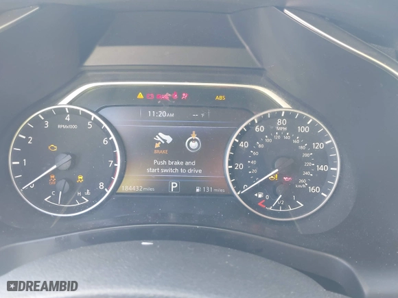 2016 Nissan Murano SV with VIN 5N1AZ2MG2GN111087, listed as a IAAI auction lot 41595111 with 184,432 mi miles. Bid and sale history available at carsss.com. Image 7.