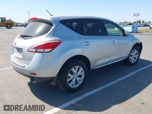 2013 Nissan Murano SV with VIN JN8AZ1MW1DW315816, listed as a IAAI auction lot 42099720 with 94,701 mi miles and . Bid and sale history available at DreamBid. Image 4.