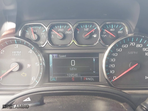 2017 Chevrolet Silverado 1500 LT with VIN 3GCUKREC9HG156659, listed as a IAAI auction lot 41734545 with 109,546 mi miles. Bid and sale history available at carsss.com. Image 7.