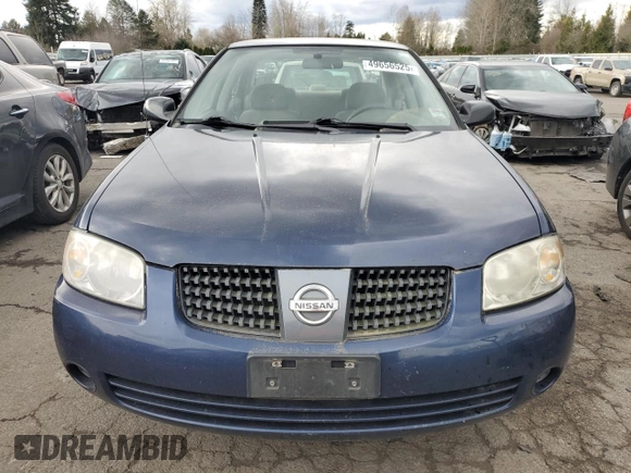 2006 Nissan Sentra S with VIN 3N1CB51D66L559007, listed as a Copart auction lot 49656525 with 125,013 mi miles and Salvage Title. Bid and sale history available at DreamBid. Image 5.
