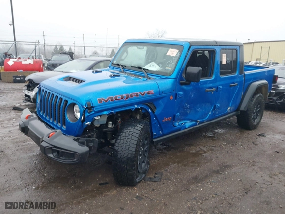 2022 Jeep Gladiator Mojave with VIN 1C6JJTEG1NL128530, listed as a IAAI auction lot 41111344 with 56,119 mi miles. Bid and sale history available at carsss.com. Image 17.