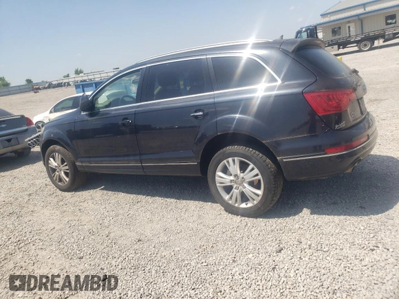 2011 Audi Q7 Premium Plus with VIN WA1LMAFE9BD008193, listed as a Copart auction lot 53777785 with 140,038 mi miles and Salvage title. Bid and sale history available at DreamBid. Image 2.