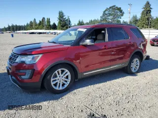 2017 Ford Explorer XLT with VIN 1FM5K7D80HGA70539, listed as a Copart auction lot 62291165 with 134,476 mi miles and Salvage title. Bid and sale history available at DreamBid. Image 1.