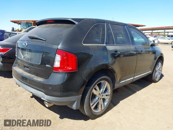 2013 Ford Edge SEL with VIN 2FMDK3JC6DBB11853, listed as a IAAI auction lot 41872649 with 178,811 mi miles. Bid and sale history available at carsss.com. Image 4.