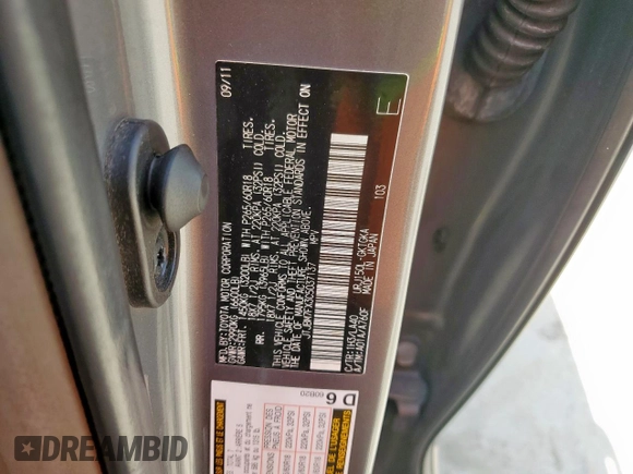 2012 Lexus GX 460 with VIN JTJBM7FX3C5037137, listed as a Copart auction lot 60121425 with 173,469 mi miles and Clean title. Bid and sale history available at DreamBid. Image 13.