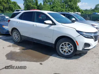 2024 Chevrolet Equinox LT с VIN 3GNAXUEGXRL219830, выставлен на аукционе IAAI как лот 42352695 с пробегом 20 535 миль миль и . История ставок и продаж доступна на DreamBid. Изображение 1.