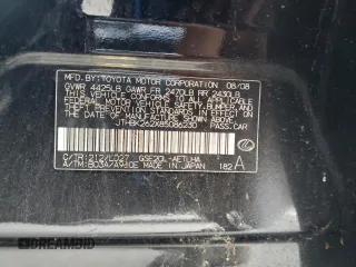 2008 Lexus IS 250 z VIN JTHBK262X85086230, wystawiony jako Copart lot #60399725 z przebiegiem 256 737 mil mil oraz Czysty tytuł • Clean title. Historia ofert i sprzedaży dostępna na DreamBid. Obrazek 12.