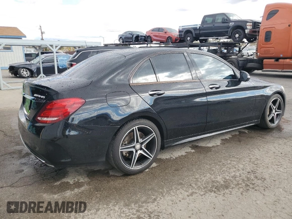2016 Mercedes-Benz C 450 AMG with VIN 55SWF6EB6GU115637, listed as a Copart auction lot 48511815 with 118,824 mi miles and Clean Title. Bid and sale history available at carsss.com. Image 3.