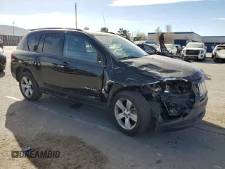 2015 Jeep Compass High Altitude Edition with VIN 1C4NJCEA4FD156906, listed as a Copart auction lot 46738555 with 154,018 mi miles and Salvage Title. Bid and sale history available at carsss.com. Image 4.