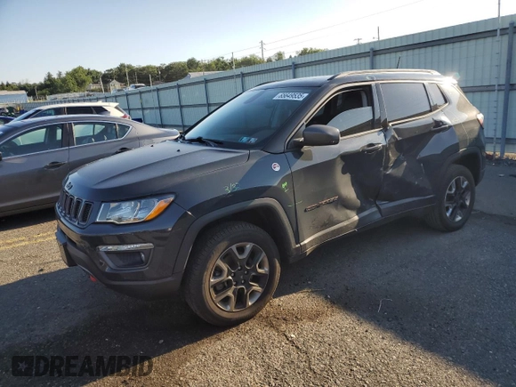 2018 Jeep Compass Trailhawk с VIN 3C4NJDDB5JT412005, выставлен на аукционе Copart как лот 65649535 с пробегом 105 912 миль миль и Списание • Salvage title. История ставок и продаж доступна на DreamBid. Изображение 1.