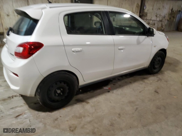 2019 Mitsubishi Mirage ES with VIN ML32A3HJ8KH010058, listed as a Copart auction lot 82155394 with 99,515 mi miles and Salvage Title. Bid and sale history available at carsss.com. Image 3.
