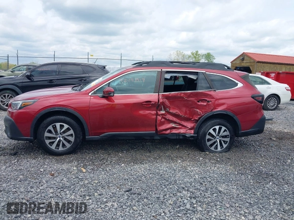 2020 Subaru Outback Premium with VIN 4S4BTAEC3L3230073, listed as a IAAI auction lot 42191917 with 47,662 mi miles and . Bid and sale history available at DreamBid. Image 15.