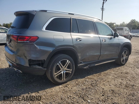 2020 Mercedes-Benz GLS 450 with VIN 4JGFF5KE3LA132145, listed as a Copart auction lot 70761804 with 61,485 mi miles and Salvage Title. Bid and sale history available at DreamBid. Image 3.