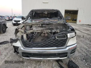 2025 Ram 1500 Big Horn with VIN 1C6SRFFPXSN583907, listed as a Copart auction lot 87313124 with 0 mi miles and Non Repairable. Bid and sale history available at carsss.com. Image 5.