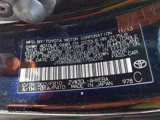 2014 Toyota Prius Four with VIN JTDKN3DUXE1755070, listed as a IAAI auction lot 42442735 with 223,931 mi miles and . Bid and sale history available at DreamBid. Image 9.