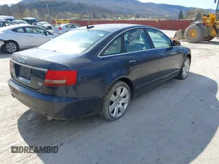 2005 Audi A6 with VIN WAUDG74F45N089129, listed as a IAAI auction lot 41971291 with 186,800 mi miles. Bid and sale history available at carsss.com. Image 4.