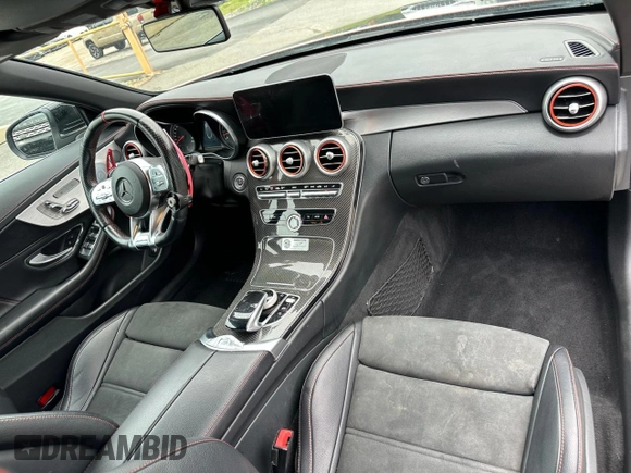 2019 Mercedes-Benz C 43 AMG with VIN WDDWK6EB4KF821819, listed as a Copart auction lot 63640835 with 66,227 mi miles and Clean title. Bid and sale history available at DreamBid. Image 8.