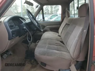 1995 Ford F-150 with VIN 1FTEF14N3SNA76012, listed as a Copart auction lot 74675844 with 133,345 mi miles and Salvage Title. Bid and sale history available at carsss.com. Image 7.