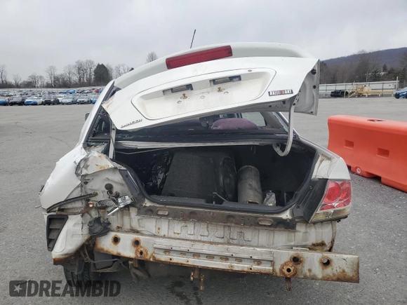 2005 Mitsubishi Lancer with VIN JA3AJ66F85U022407, listed as a Copart auction lot 46524295 with 129,997 mi miles and Salvage Title. Bid and sale history available at DreamBid. Image 6.