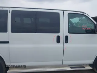 2013 Chevrolet Express Passenger 1LT with VIN 1GAZGYFG0D1117737, listed as a IAAI auction lot 42320524 with 103,968 mi miles and . Bid and sale history available at DreamBid. Image 13.