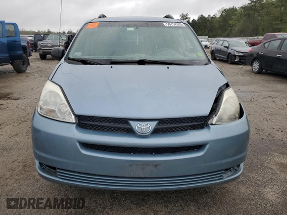 2005 Toyota Sienna LE with VIN 5TDBA23C15S048389, listed as a Copart auction lot 50752865 with 185,829 mi miles and Salvage Title. Bid and sale history available at DreamBid. Image 5.