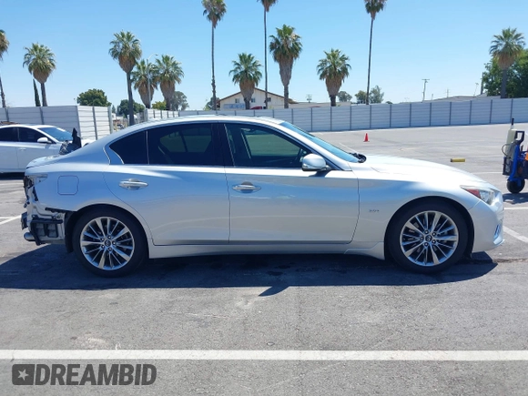 2018 Infiniti Q50 Luxe with VIN JN1EV7AP6JM352203, listed as a IAAI auction lot 42708336 with 79,994 mi miles and . Bid and sale history available at DreamBid. Image 14.