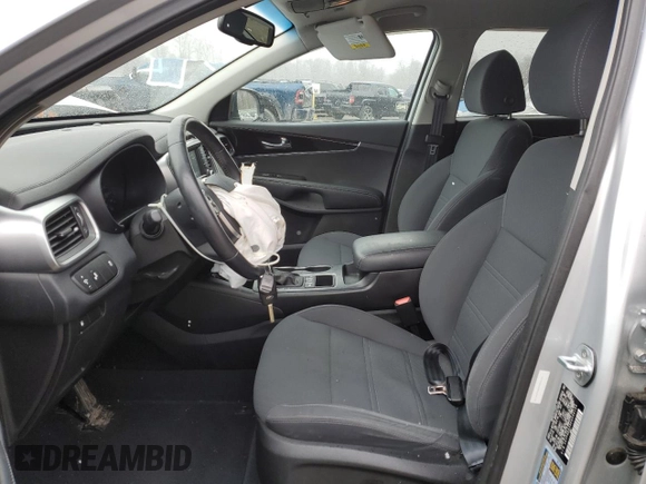 2019 Kia Sorento LX with VIN 5XYPGDA59KG544134, listed as a Copart auction lot 50626655 with 84,357 mi miles and Salvage Title. Bid and sale history available at DreamBid. Image 7.