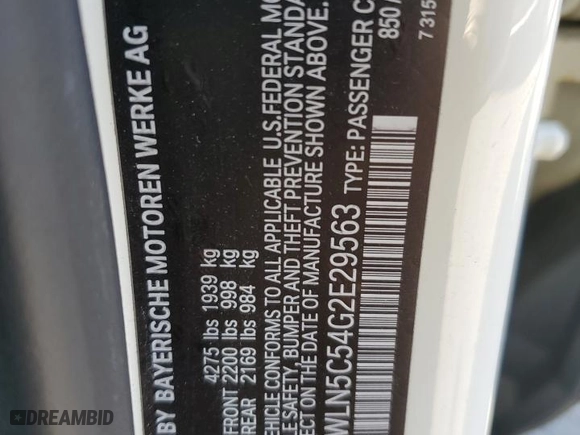 2016 MINI Cooper Clubman with VIN WMWLN5C54G2E29563, listed as a Copart auction lot 48102495 with 157,753 mi miles and Salvage Title. Bid and sale history available at carsss.com. Image 12.