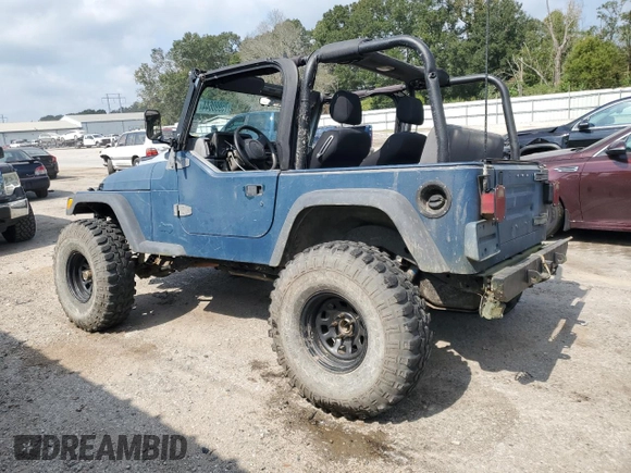 1997 Jeep Wrangler Sport with VIN 1J4FY19S8VP455362, listed as a Copart auction lot 75990644 with 236,347 mi miles and Salvage Title. Bid and sale history available at carsss.com. Image 2.