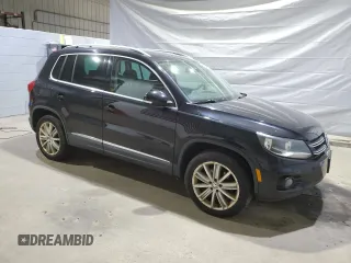 2012 Volkswagen Tiguan SE with VIN WVGBV7AX2CW525234, listed as a Copart auction lot 61307915 with 123,938 mi miles and Clean title. Bid and sale history available at DreamBid. Image 4.