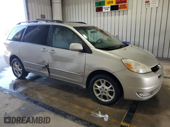2005 Toyota Sienna XLE with VIN 5TDBA22C05S052869, listed as a Copart auction lot 54160675 with 147,742 mi miles and Salvage Title. Bid and sale history available at carsss.com. Image 4.
