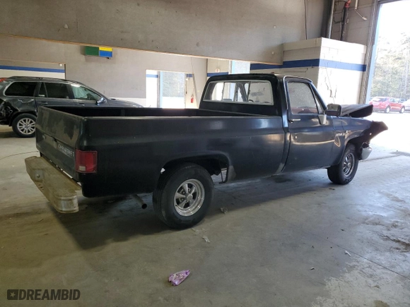 1985 Chevrolet Pickup with VIN 1GCDC14H8FF436325, listed as a Copart auction lot 52211065 with 26,625 mi miles and Salvage Title. Bid and sale history available at carsss.com. Image 3.