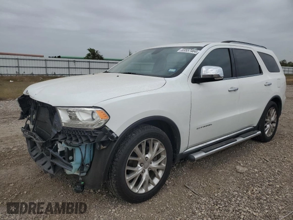 2015 Dodge Durango Citadel with VIN 1C4RDHEG8FC101066, listed as a Copart auction lot 83557464 with 117,792 mi miles and Clean title. Bid and sale history available at DreamBid. Image 1.