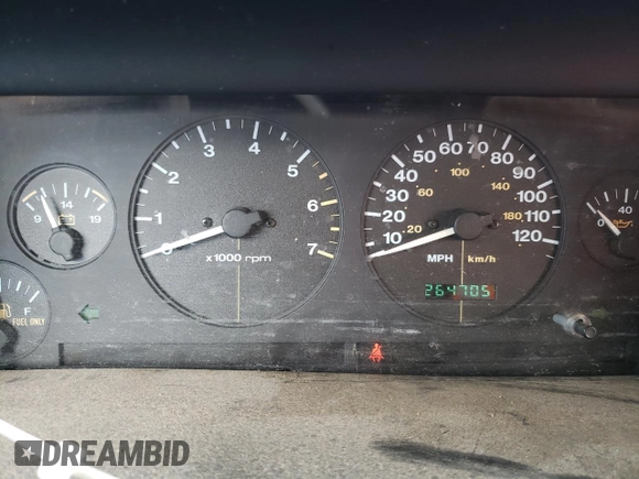 1995 Jeep Grand Cherokee Laredo with VIN 1J4FX58S0SC726476, listed as a Copart auction lot 69608784 with 264,705 mi miles and Salvage Title. Bid and sale history available at carsss.com. Image 9.