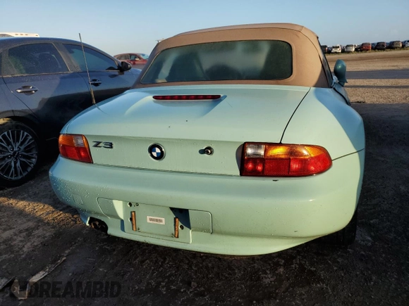 1997 BMW 3 Series 2.8L with VIN 4USCJ3324VLC07969, listed as a Copart auction lot 78364054 with 41,444 mi miles and Non Repairable. Bid and sale history available at carsss.com. Image 6.