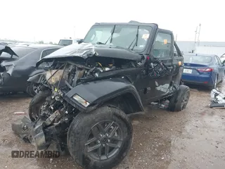 2024 Jeep Wrangler Sport S with VIN 1C4PJXDN3RW329408, listed as a IAAI auction lot 41900483 with Not provided miles and . Bid and sale history available at DreamBid. Image 2.