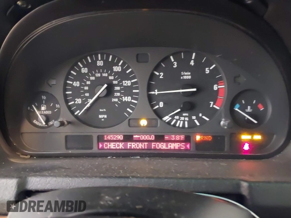 2003 BMW X5 4.4i with VIN 5UXFB33573LH46415, listed as a IAAI auction lot 41442213 with 145,290 mi miles. Bid and sale history available at carsss.com. Image 7.